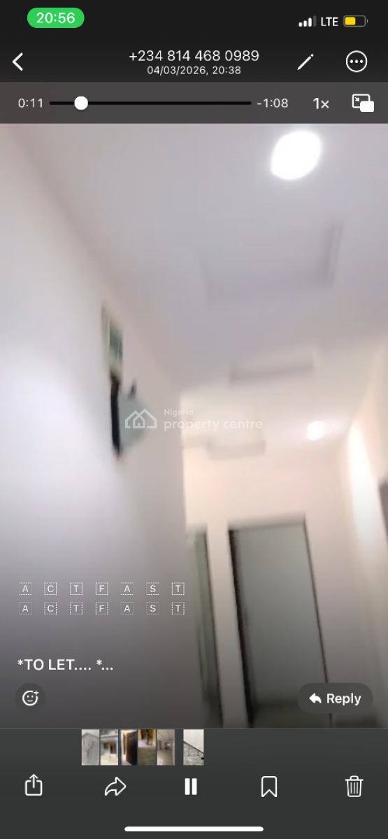 Newly Built 2 Bedroom Flat with 2 Toilets, Off Governors Road, Ikotun, Lagos, Flat / Apartment for Rent