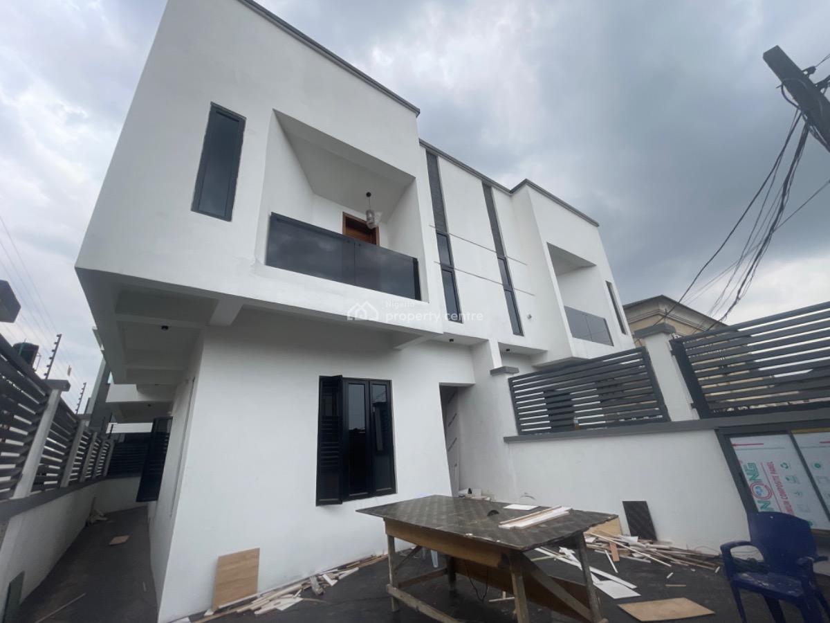 4 Bedroom Detached House with a Bq, Gbagada, Gbagada, Lagos, Semi-detached Duplex for Sale