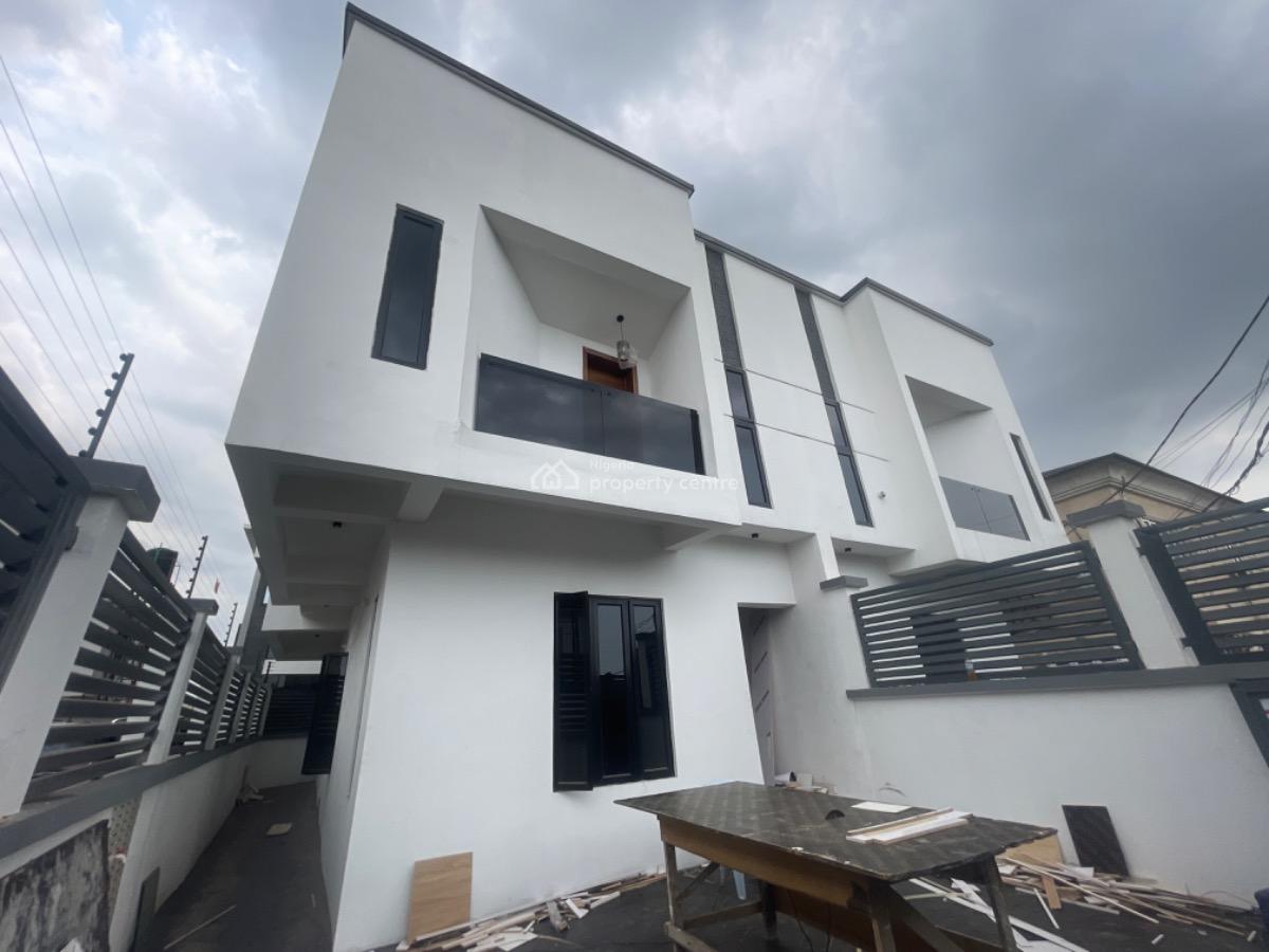 4 Bedroom Detached House with a Bq, Gbagada, Gbagada, Lagos, Semi-detached Duplex for Sale