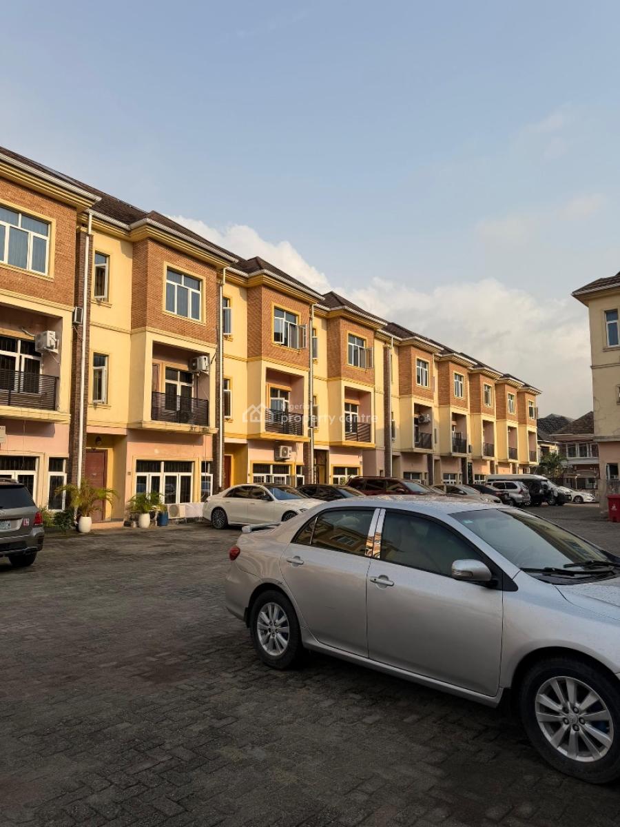4 Bedbroom Terraced Duplex + Bq, Osapa, Lekki, Lagos, Terraced Duplex for Sale