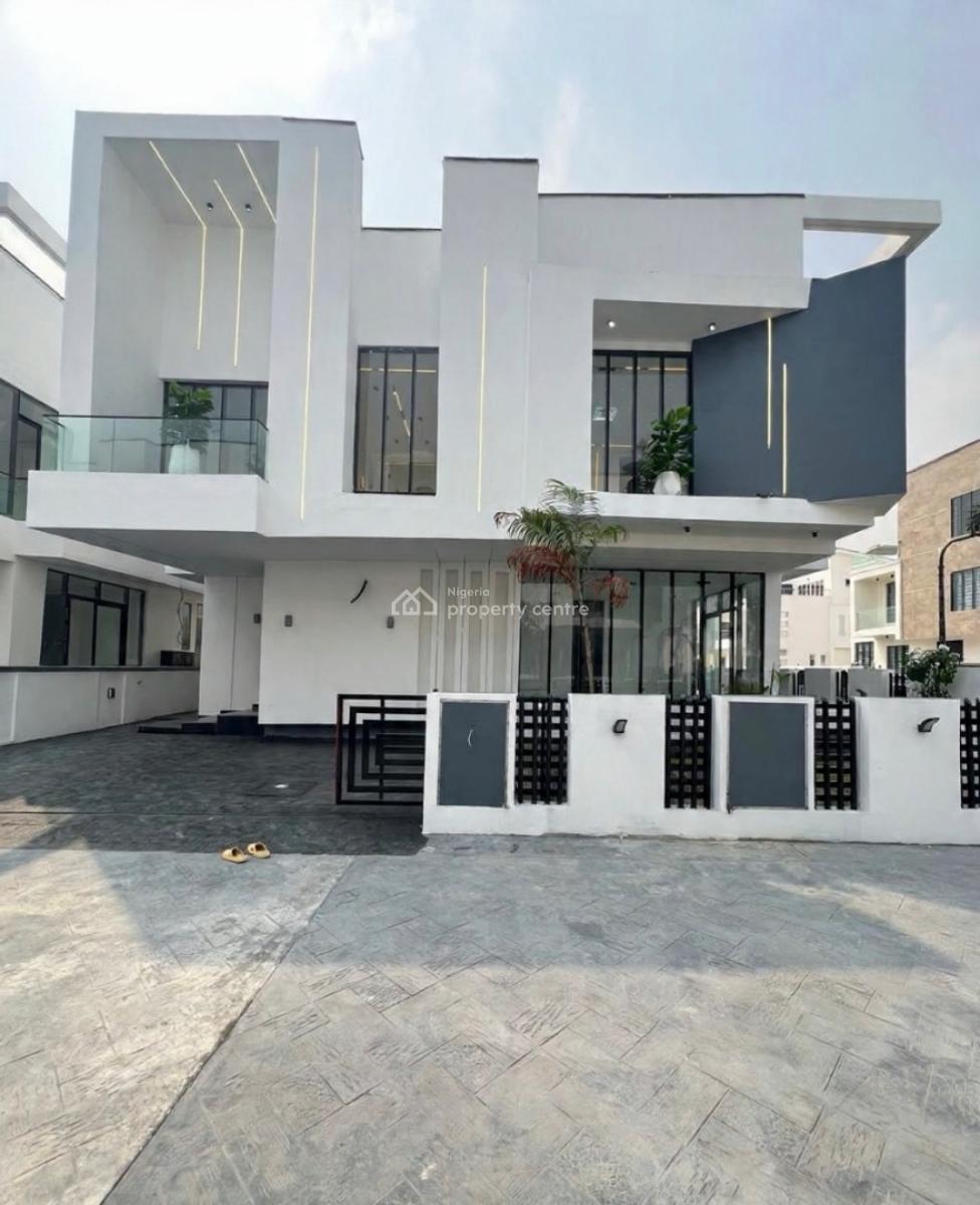 Contemporary 5 Bedroom Detached Duplex with Bq, Chevron, Lekki, Lagos, Detached Duplex for Sale