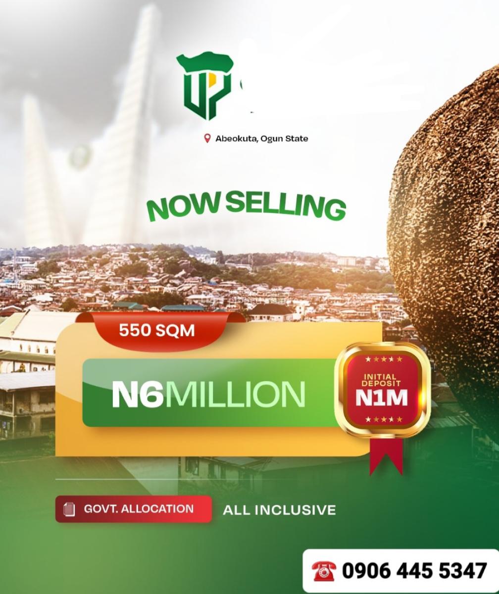 Plots and Acres of Land, Custom Checkpoint, Oke-ata, Abeokuta South, Ogun, Residential Land for Sale