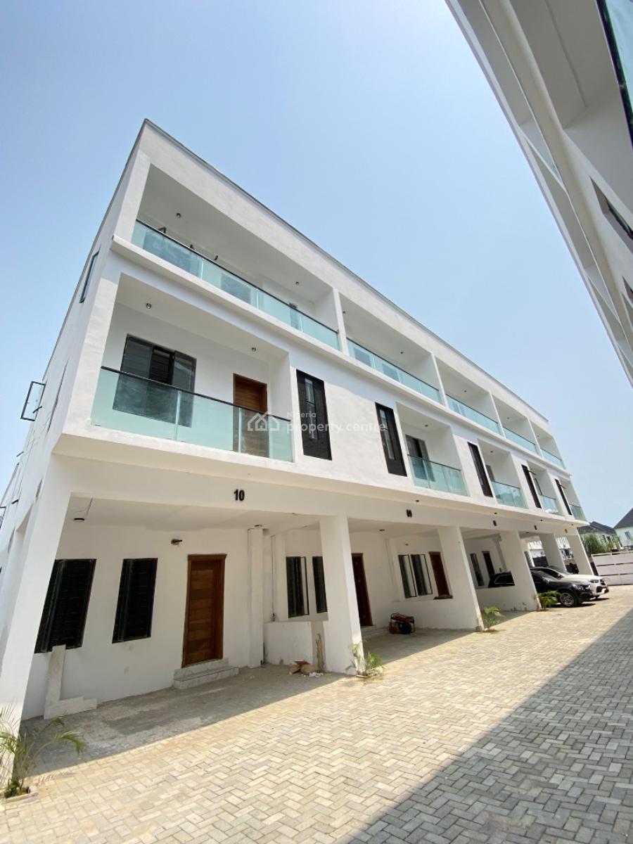 Spacious 4 Bedroom Duplex with Bq, Royal Pine Estate, Orchid Road, Lekki, Lagos, Terraced Duplex for Sale