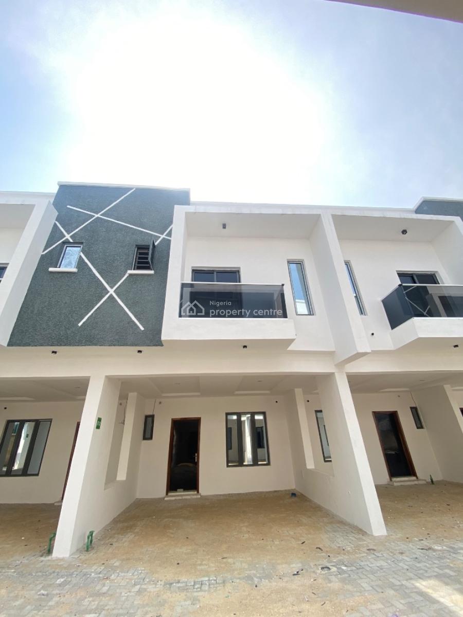 Newly Built 4 Bedroom Duplex with Bq, Scheme 2, Mobile Road, Ajah, Lagos, Terraced Duplex for Sale
