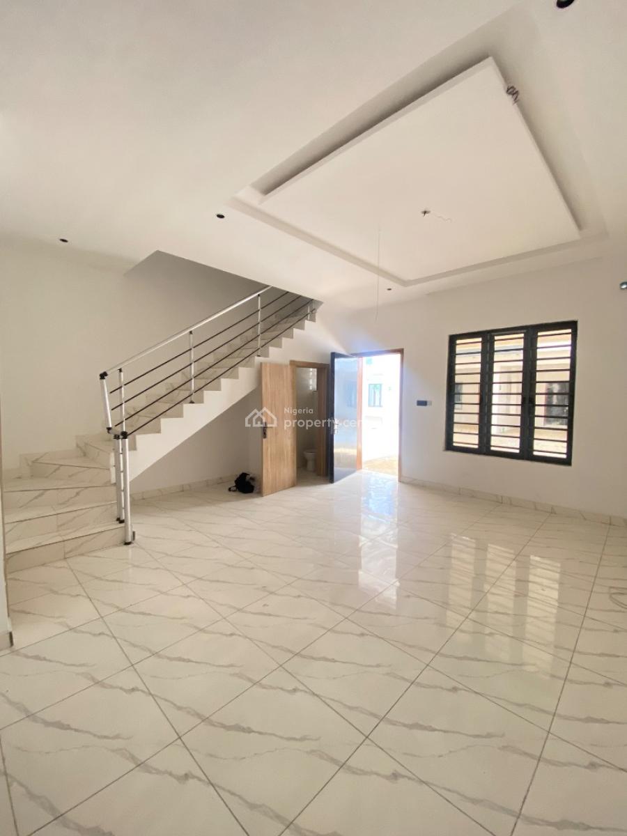 Newly Built 4 Bedroom Duplex with Bq, Scheme 2, Mobile Road, Ajah, Lagos, Terraced Duplex for Sale