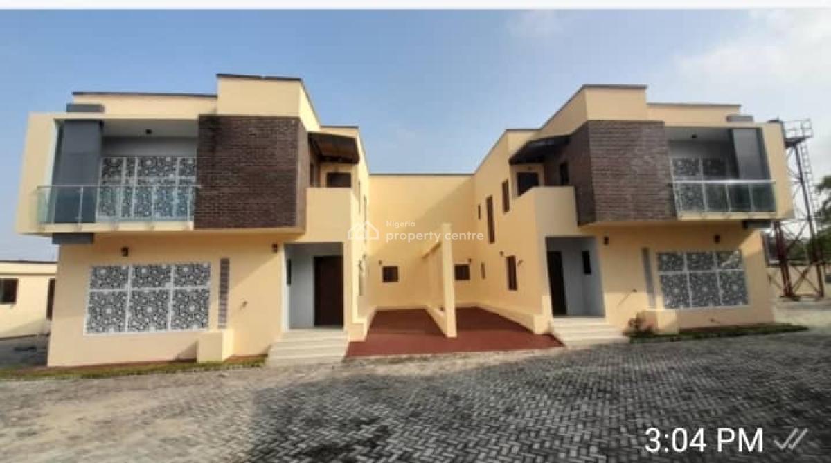 4 Bedroom Semi Detached Duplex with Bq, Lekki Scheme 2 Abraham Adesanya, Lekki, Lagos, Terraced Duplex for Rent