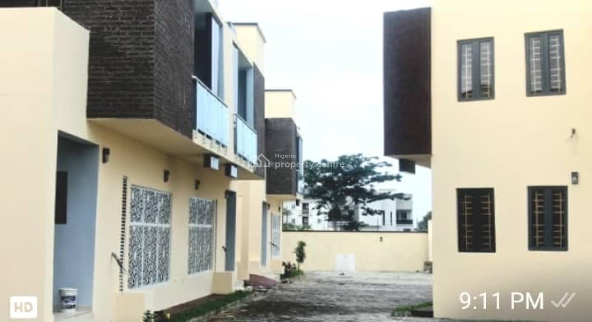 4 Bedroom Semi Detached Duplex with Bq, Lekki Scheme 2 Abraham Adesanya, Lekki, Lagos, Terraced Duplex for Rent