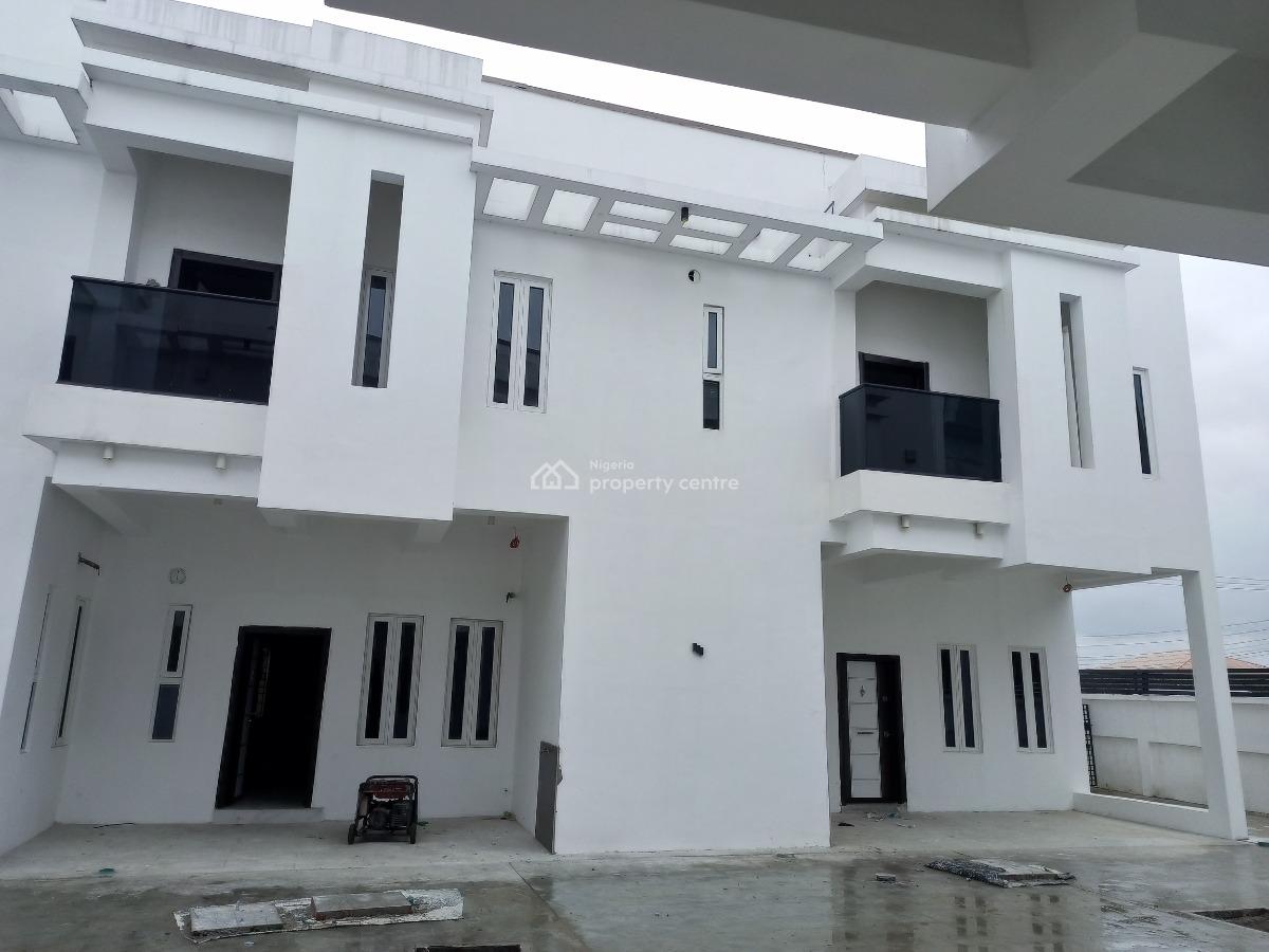 Brand New Spacious 4 Bedroom Terrace Duplex with Bq, Sangotedo, Ajah, Lagos, Terraced Duplex for Sale