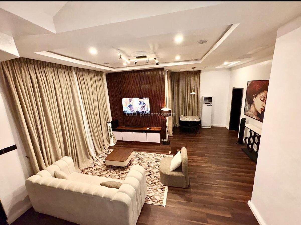 Fully Furnished 4 Bedroom Terrace Duplex [self Serviced], Ikota, Lekki, Lagos, Terraced Duplex for Rent