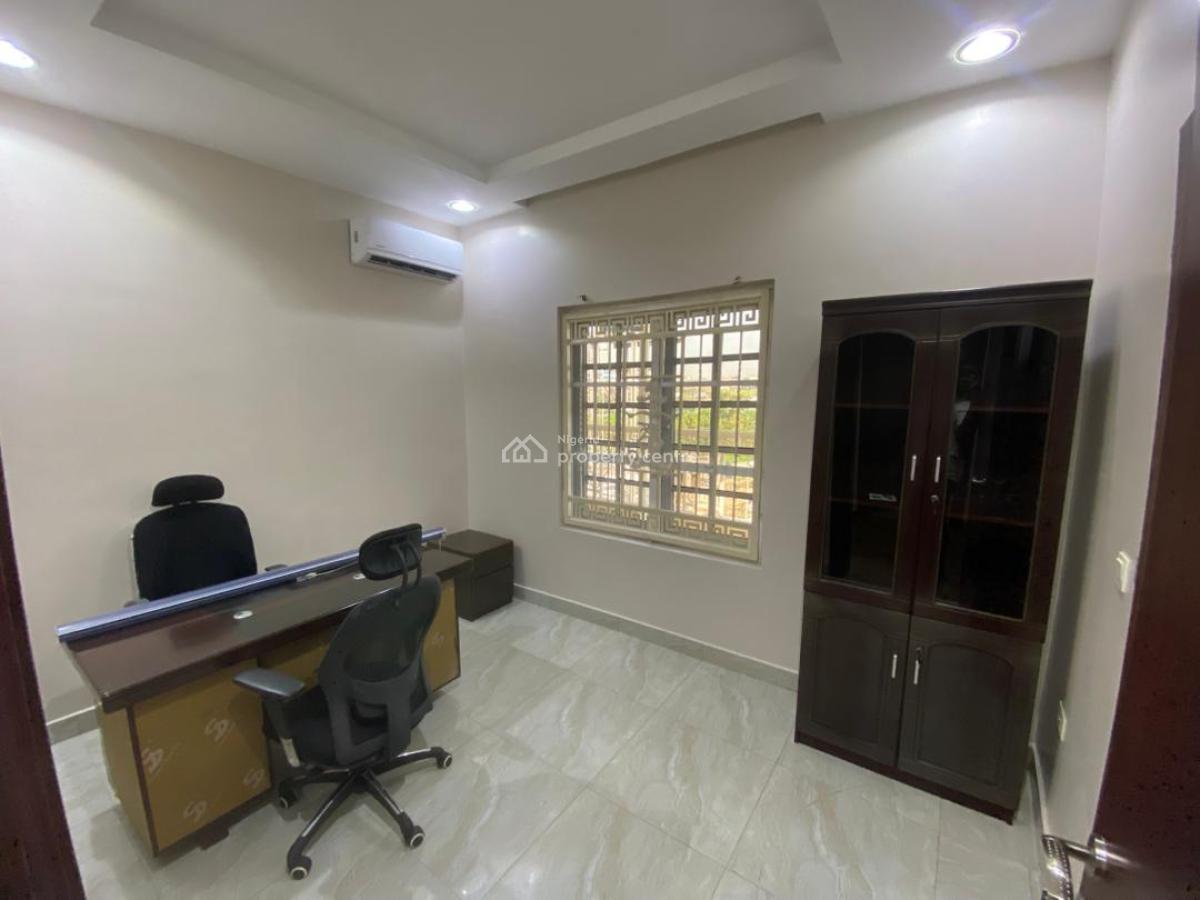 Partly Furnished 5-bedroom Semi-detached Duplex with Bq - Wuye, Wuye, Wuye, Abuja, House for Rent