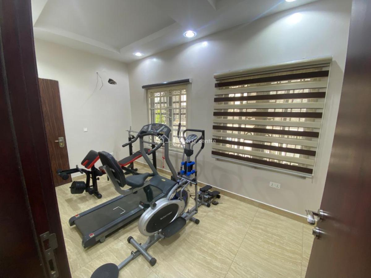 Partly Furnished 5-bedroom Semi-detached Duplex with Bq - Wuye, Wuye, Wuye, Abuja, House for Rent