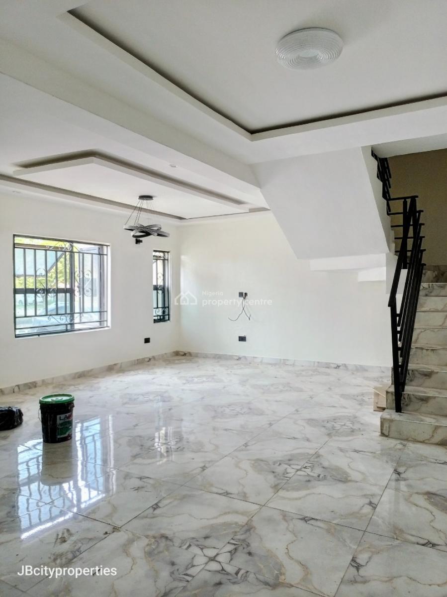 Brand New Luxury 3 Bedroom Terrace Duplex with Bq & 24hrs Power Supply, Fara Park, Sangotedo, Ajah, Lagos, Terraced Duplex for Rent