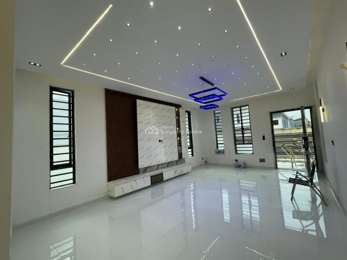 Luxury 5 Bedroom Fully Detached Duplex with Bq, Lbs, Sangotedo, Ajah, Lagos, Detached Duplex for Sale