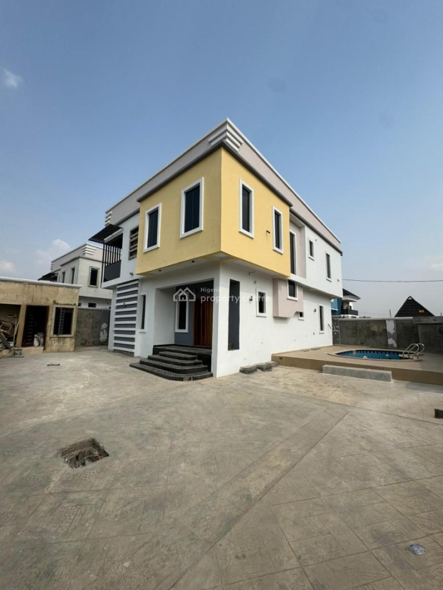 Luxury 4 Bedroom Fully Detached Duplex with a Bq and Swimming Pool, Carlton Gate Estate, Akobo, Ibadan, Oyo, Detached Duplex for Sale
