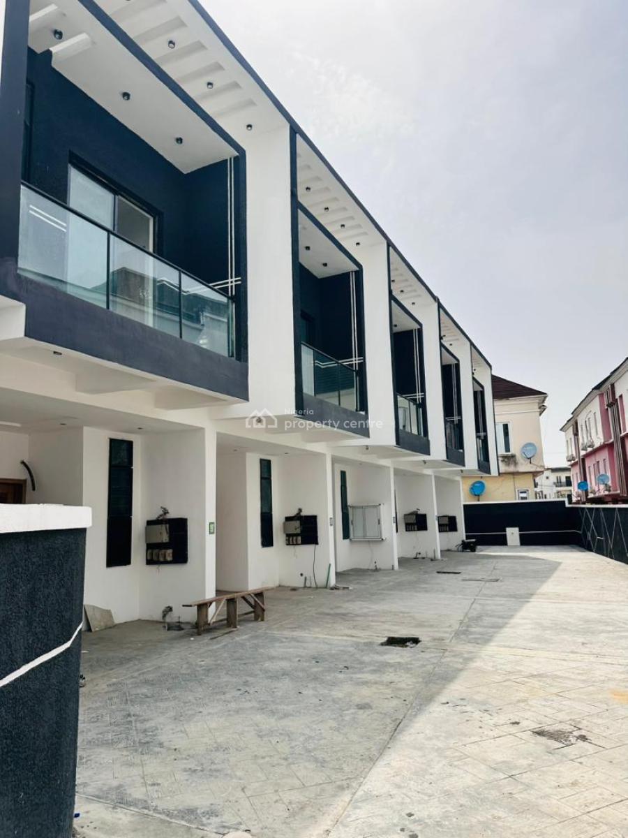 Luxurious 4bedroom Terrace Duplex in a Secured Estate, Chevron Second Toll Gate Lekki Lagos, Lekki, Lagos, Terraced Duplex for Sale