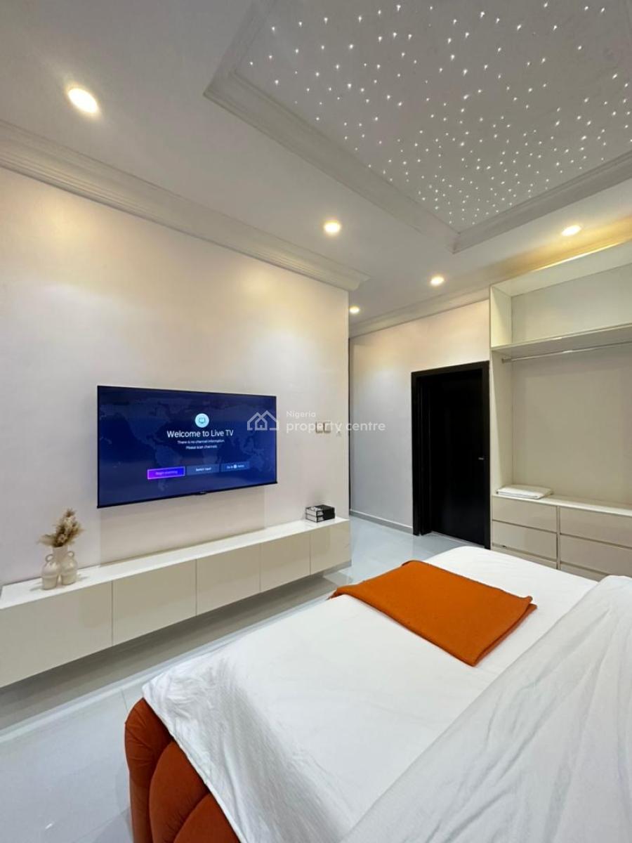 Beautifully Furnished 1bedroom Studio Apartment, Osapa London, Lekki, Lagos, Flat / Apartment Short Let