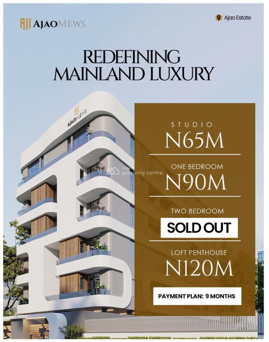 Own Units of Apartment & Earn Passive Return on Investment Annually, 5 Minutes Drive From Mutala Mohammed Airport, in Ajao Serene Estate, Papa Ajao, Surulere, Lagos, Flat / Apartment for Sale