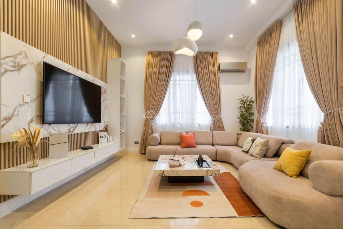 Luxury  4bedroom Detach Duplex with Bathtub, Snooker & Ps5, Lekki Phase 1, Lekki, Lagos, Detached Duplex Short Let