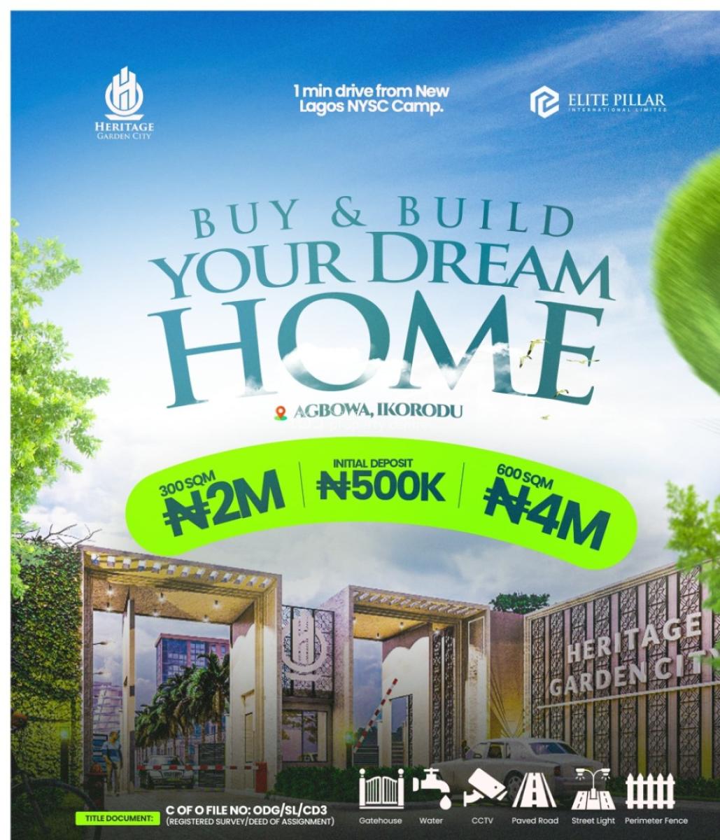 C of O in Process, with N500k Initial Deposit You Can Secure a Plot Here, Ikorodu, Lagos, Mixed-use Land for Sale