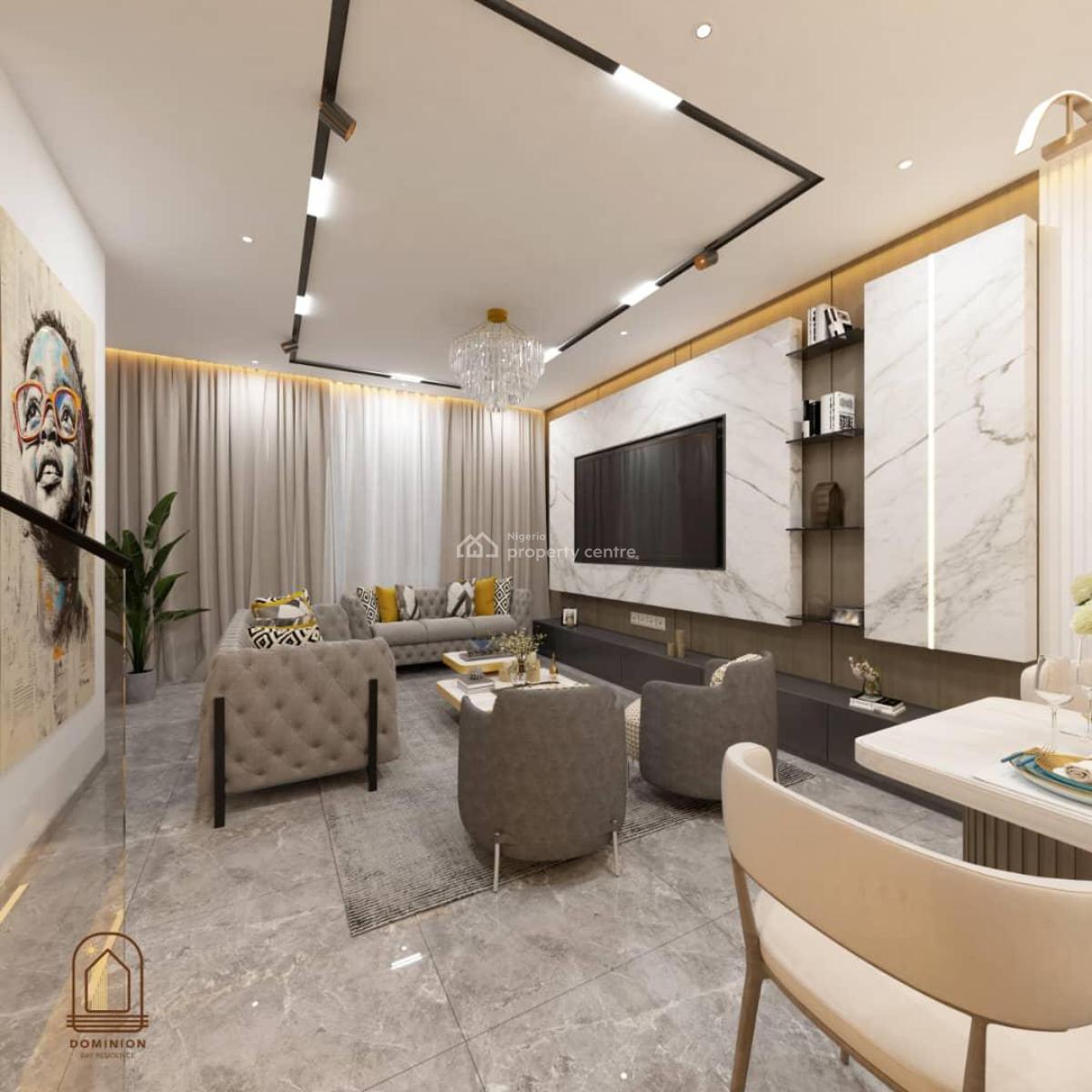 Most Afforable Luxury 3 Bedroom Duplex Plus Bq in a Secured Estate, in a Secured Estate & Adjacent Coaster Road, 15 Mins Drive to Vi, Ajah, Lagos, Terraced Duplex for Sale