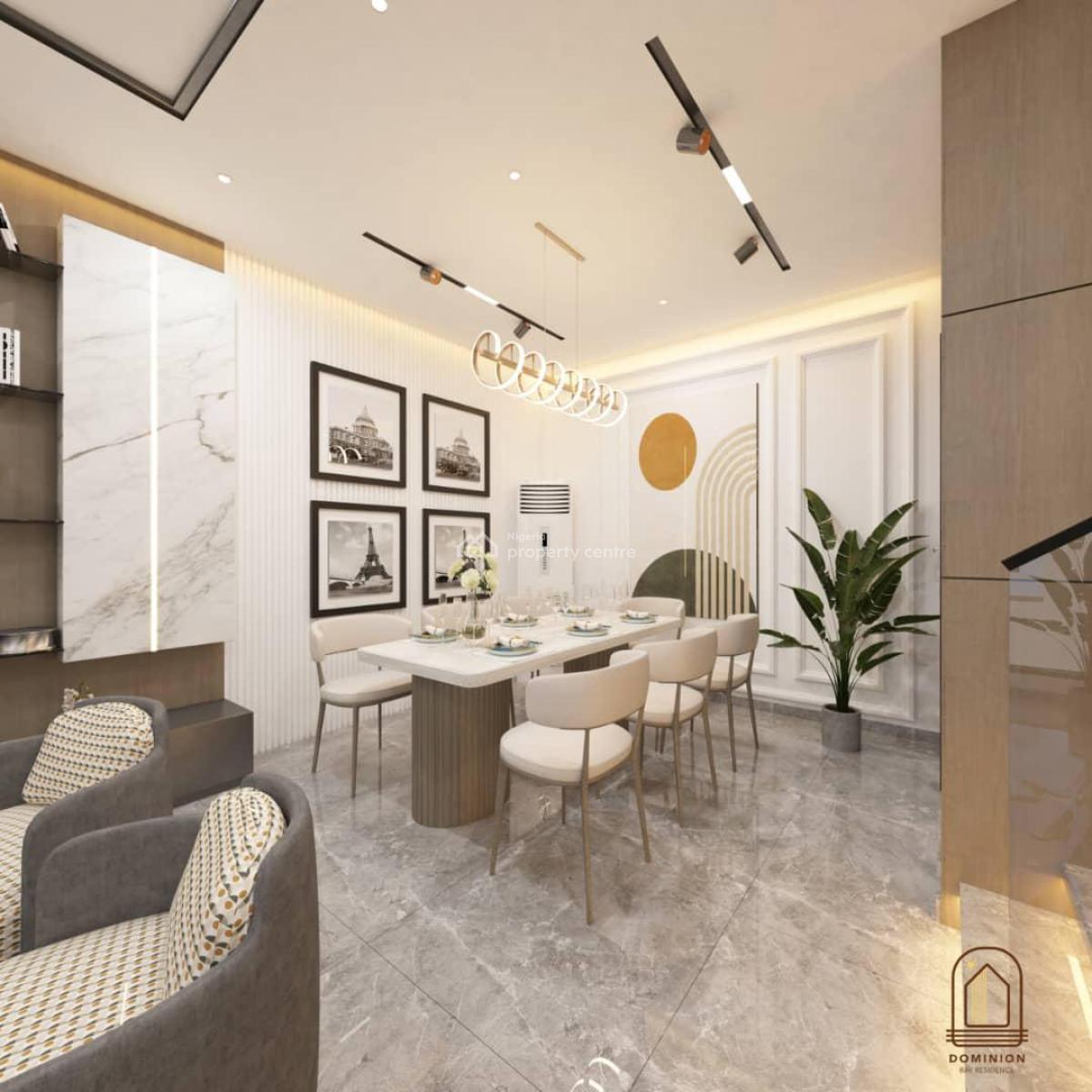 Most Afforable Luxury 3 Bedroom Duplex Plus Bq in a Secured Estate, in a Secured Estate & Adjacent Coaster Road, 15 Mins Drive to Vi, Ajah, Lagos, Terraced Duplex for Sale