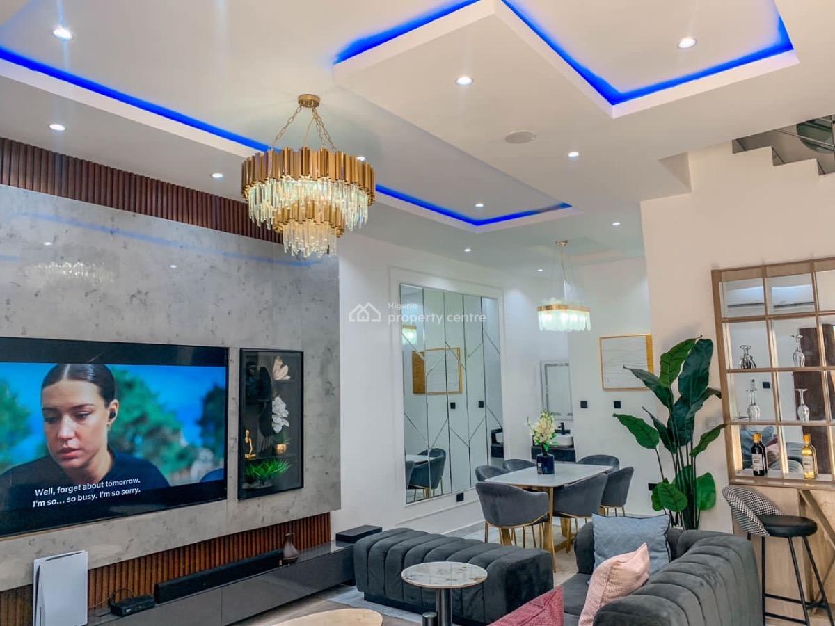 Finished 4 Bedroom Terraced Duplex + Bq, Swimming Pool, Gym, Ikate Elegushi, Lekki, Lagos, Terraced Duplex for Sale