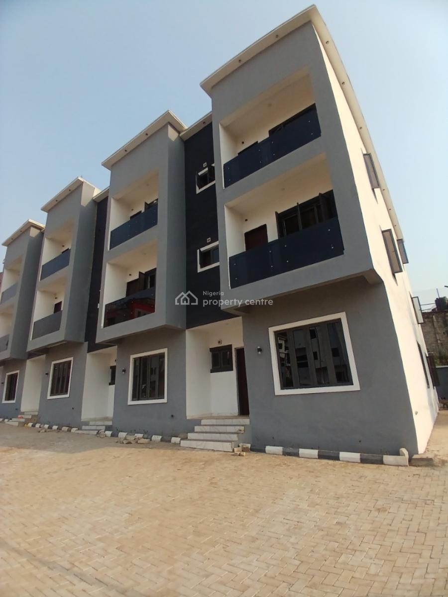 Brand New 4 Bedroom Terrace Duplex with 1room Bq, Guzape Abuja Diplomatic Zone, Guzape District, Abuja, Terraced Duplex for Rent