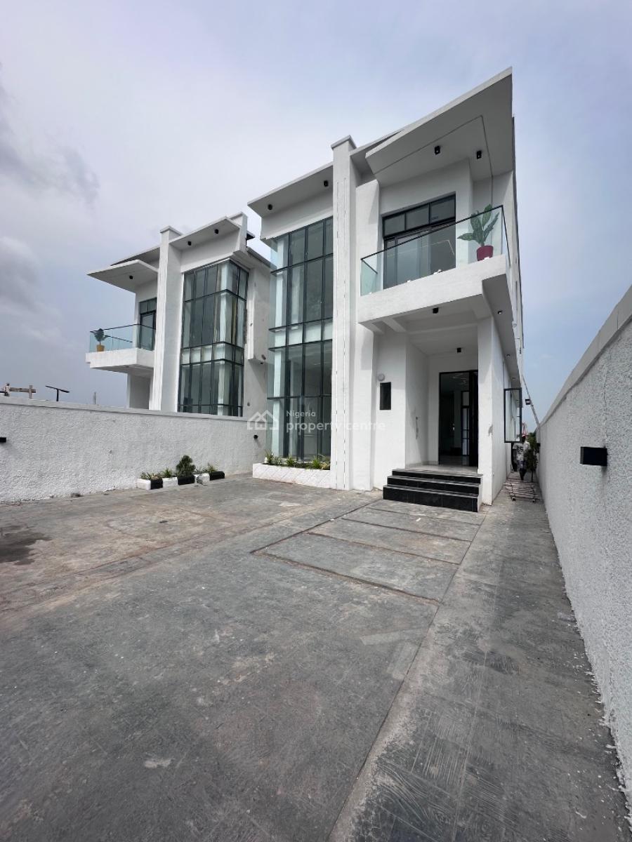 5 Bedroom Fully Deatched Duplex with Swimming Pool, Chevron Estate, Lekki, Lagos, Detached Duplex for Sale