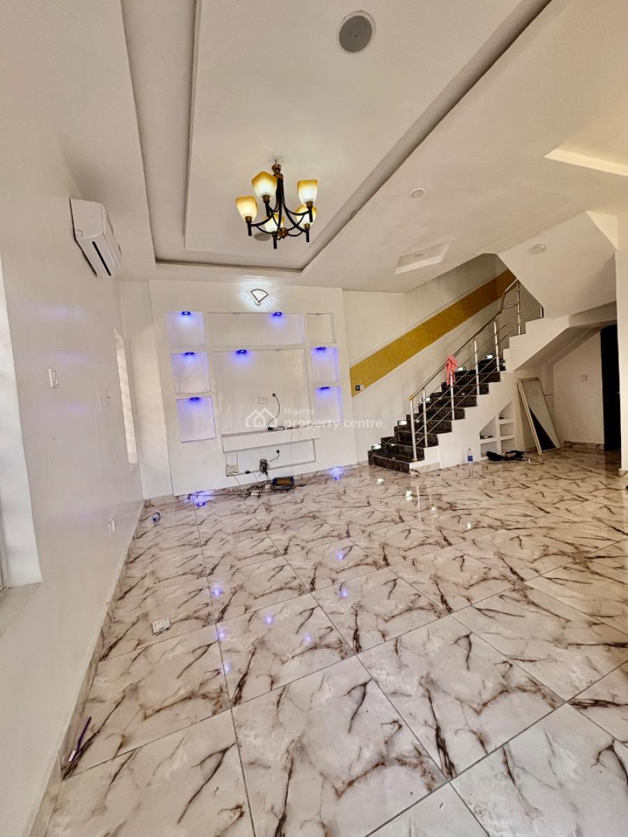 Massive 4 Bedroom Semi Detached Duplex with Bq and Inverter, Opposite Orchid Hotel, By Lekki 2nd Toll Gate, Lekki, Lagos, Semi-detached Duplex for Rent