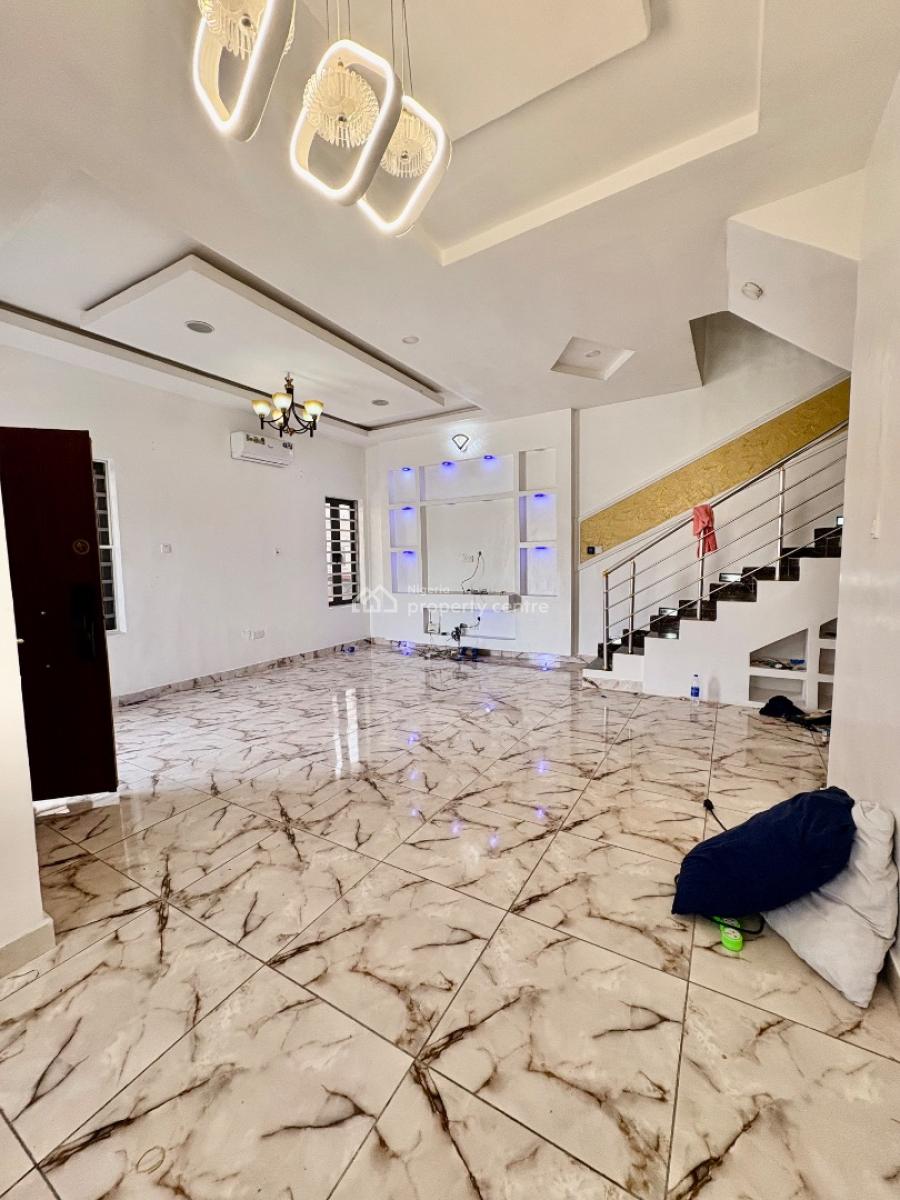 Massive 4 Bedroom Semi Detached Duplex with Bq and Inverter, Opposite Orchid Hotel, By Lekki 2nd Toll Gate, Lekki, Lagos, Semi-detached Duplex for Rent