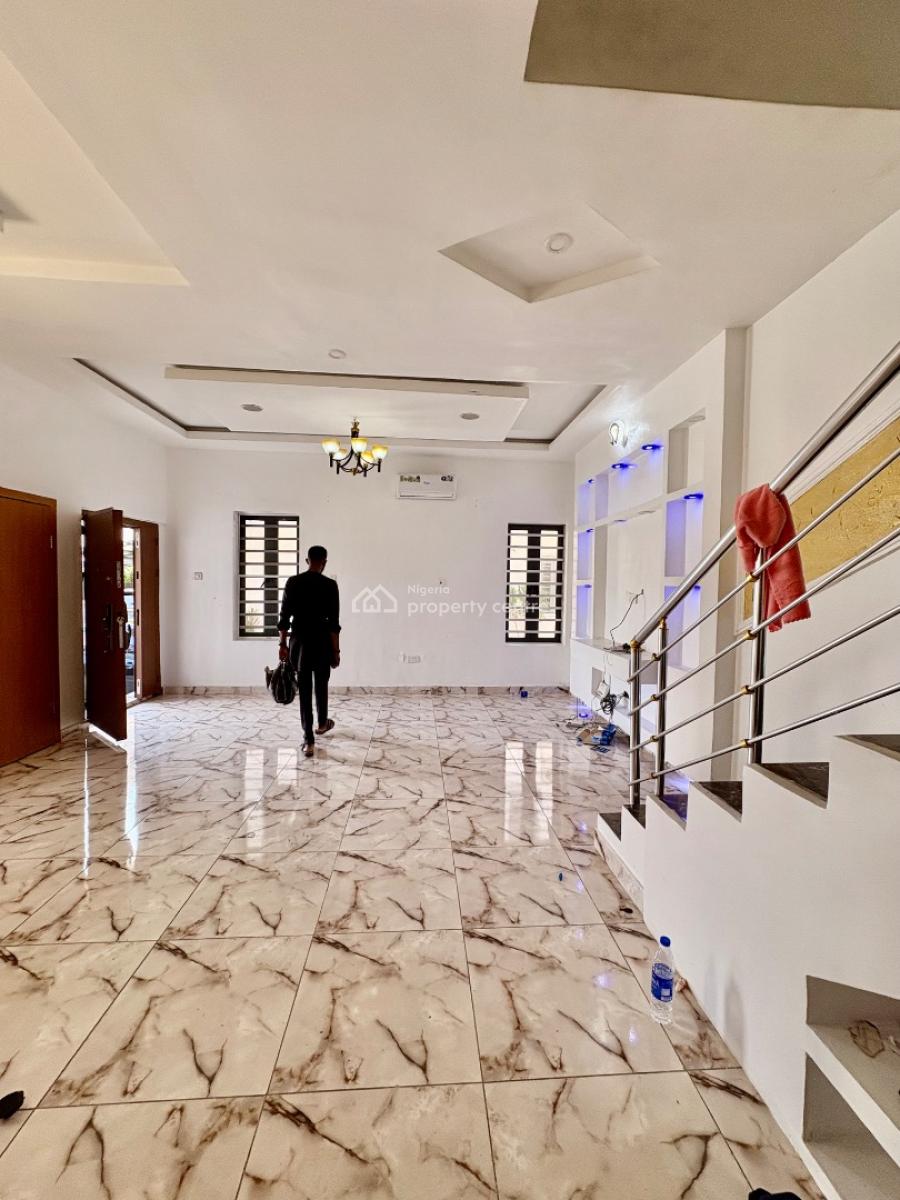 Massive 4 Bedroom Semi Detached Duplex with Bq and Inverter, Opposite Orchid Hotel, By Lekki 2nd Toll Gate, Lekki, Lagos, Semi-detached Duplex for Rent