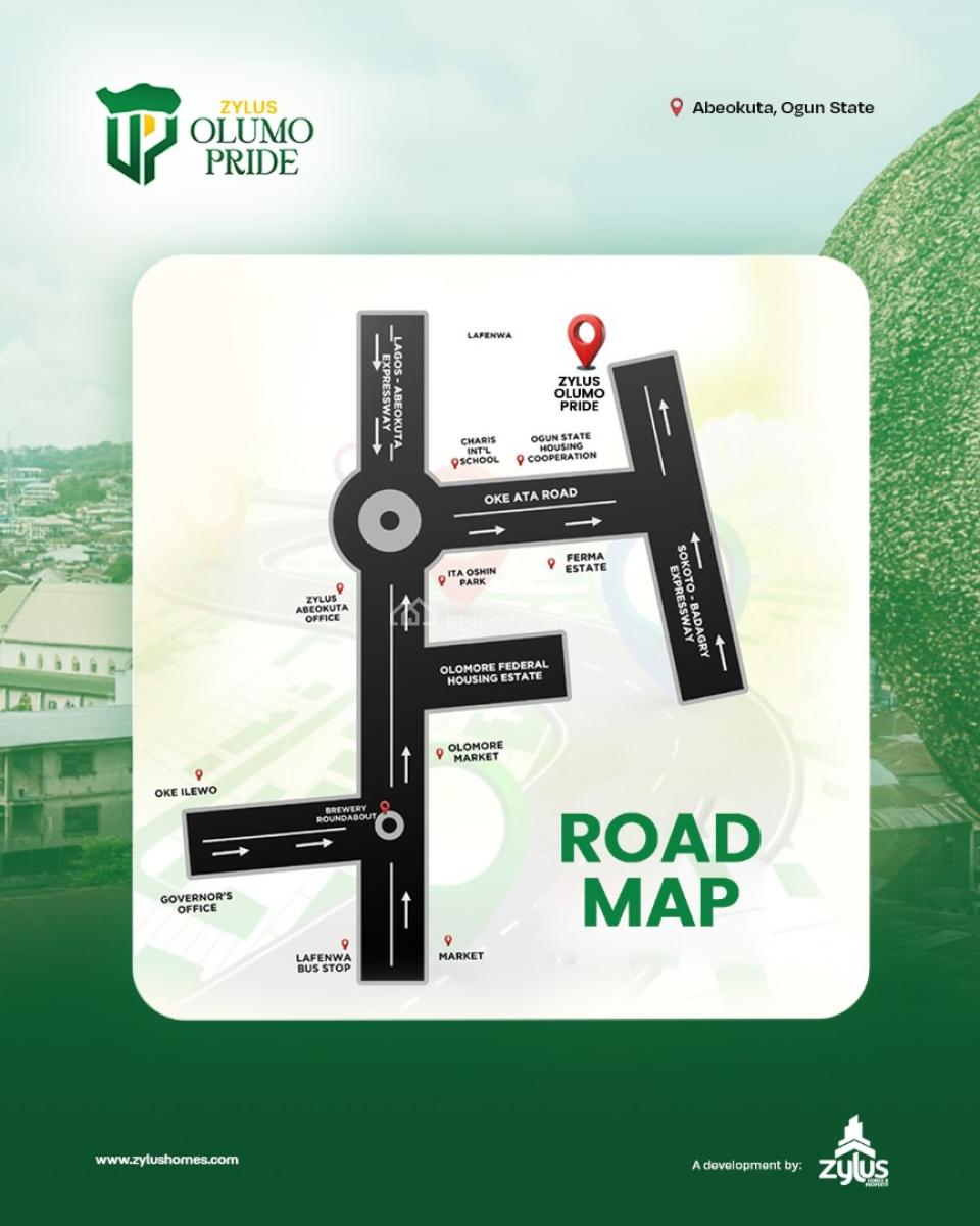 Luxury Plots of Land with Cocoa, Zylus Olumo Pride, Obada Oko, Abeokuta South, Ogun, Residential Land for Sale