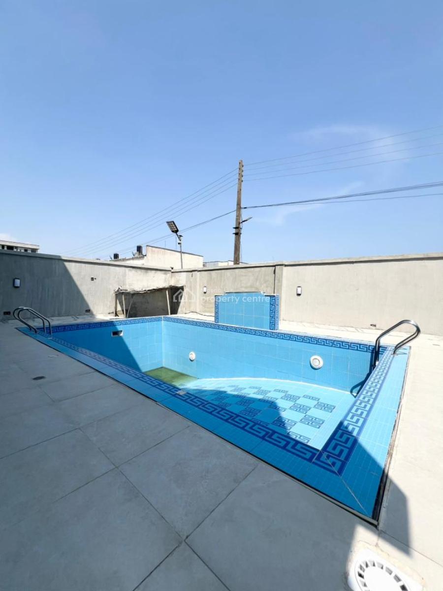 Brand Newly Built Luxury 2 Bedrooms Terrace Duplex with Pool, Orchid Road ,roundabout, Lekki, Lagos, Terraced Duplex for Rent