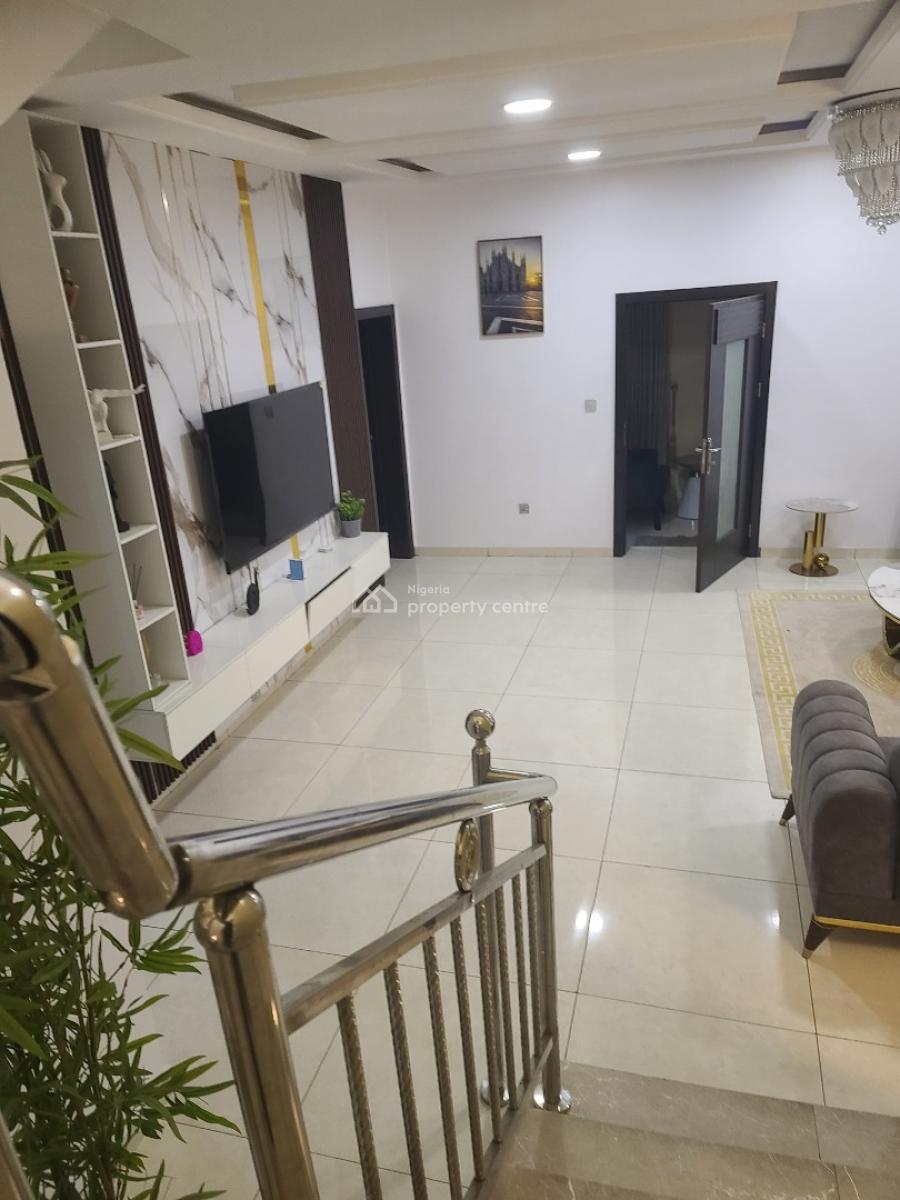 Modern 5 Bedrooms Fully Furnished Duplex, Off Adekunle Banjo Avenue, Gra Phase 2, Magodo, Lagos, Detached Duplex for Rent