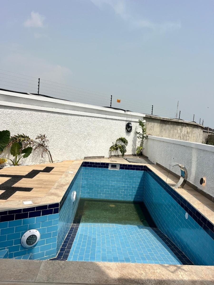 Luxurious 6 Bedroom Detached Duplex with Bq, Elevator, Pool, Gym,patio, Chevron, Lekki, Lagos, Detached Duplex for Sale