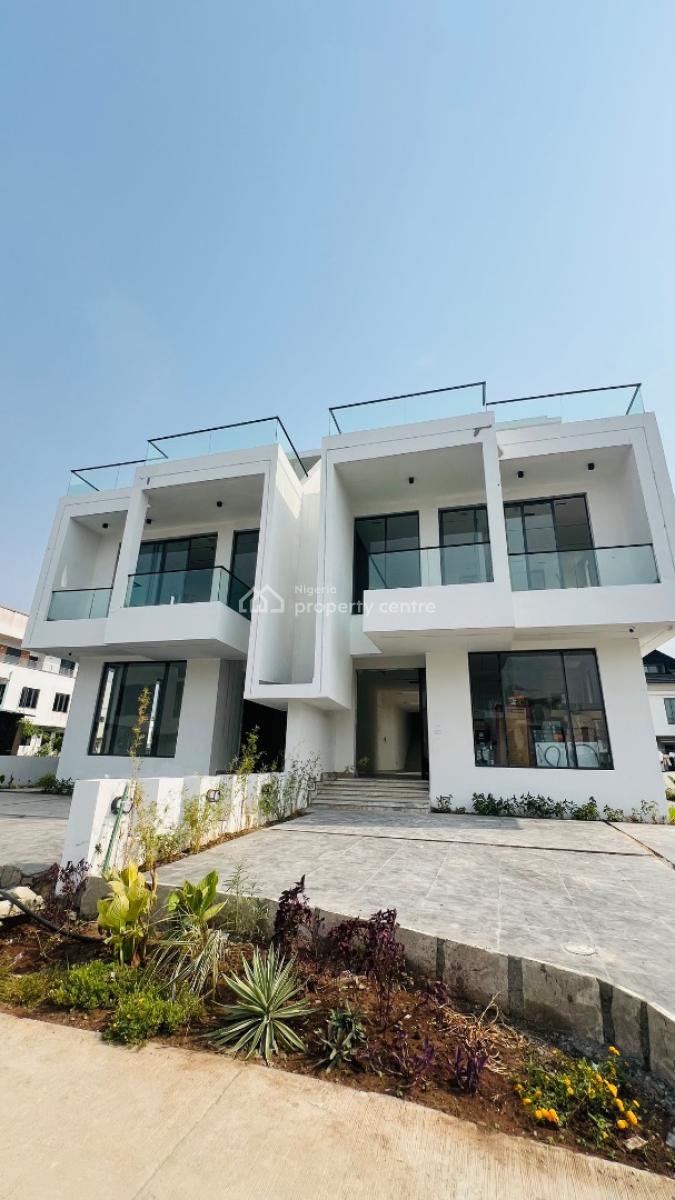 Brand New 5 Bedroom Semi Detached Duplex with Bq and Swimming Pool, Cowrie Creek Estate, Ikate, Lekki, Lagos, Semi-detached Duplex for Sale