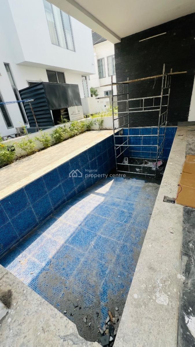 Brand New 5 Bedroom Semi Detached Duplex with Bq and Swimming Pool, Cowrie Creek Estate, Ikate, Lekki, Lagos, Semi-detached Duplex for Sale