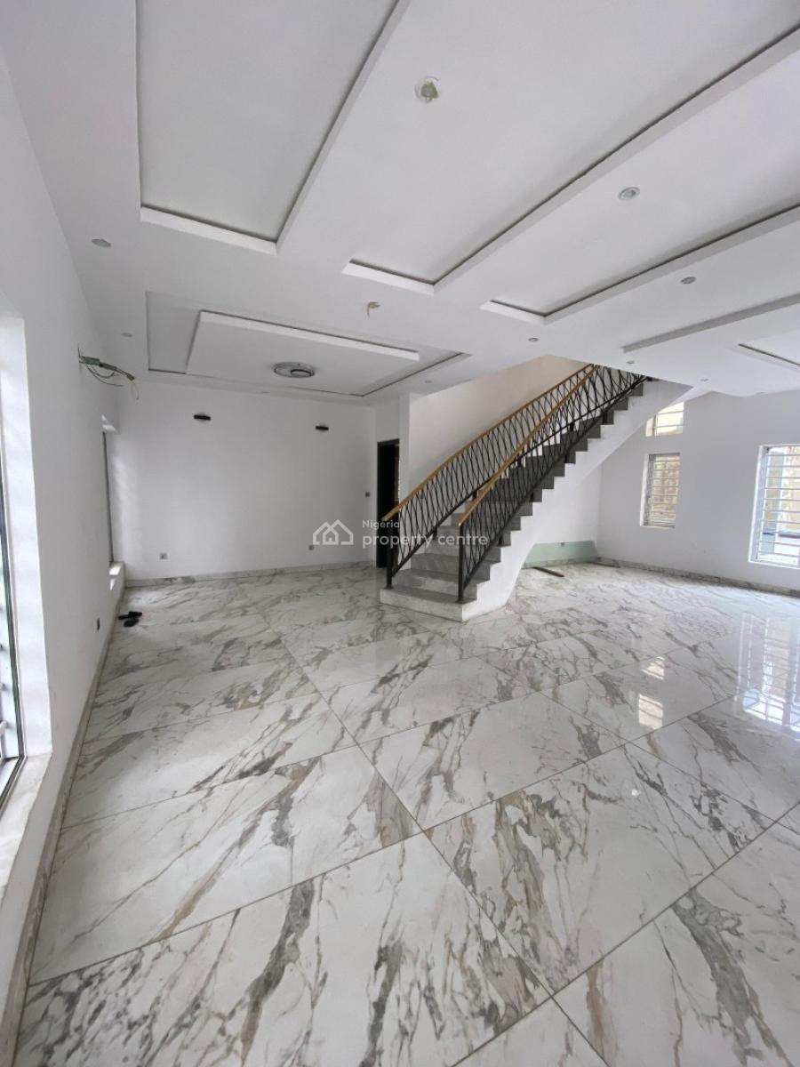 Exquisitely Built 5 Bedroom Fully Detached Duplex with Bq and Pool, Chevron, Lekki, Lagos, Detached Duplex for Sale