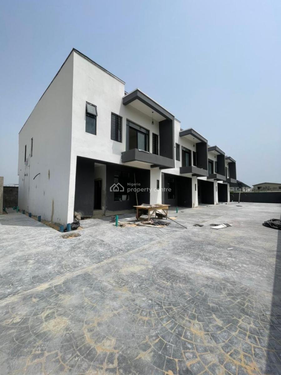 Lovely and Newly Built 4 Bedroom Terrace Terrace with a Rooms Ensuit, Ajah, Lagos, Terraced Duplex for Sale
