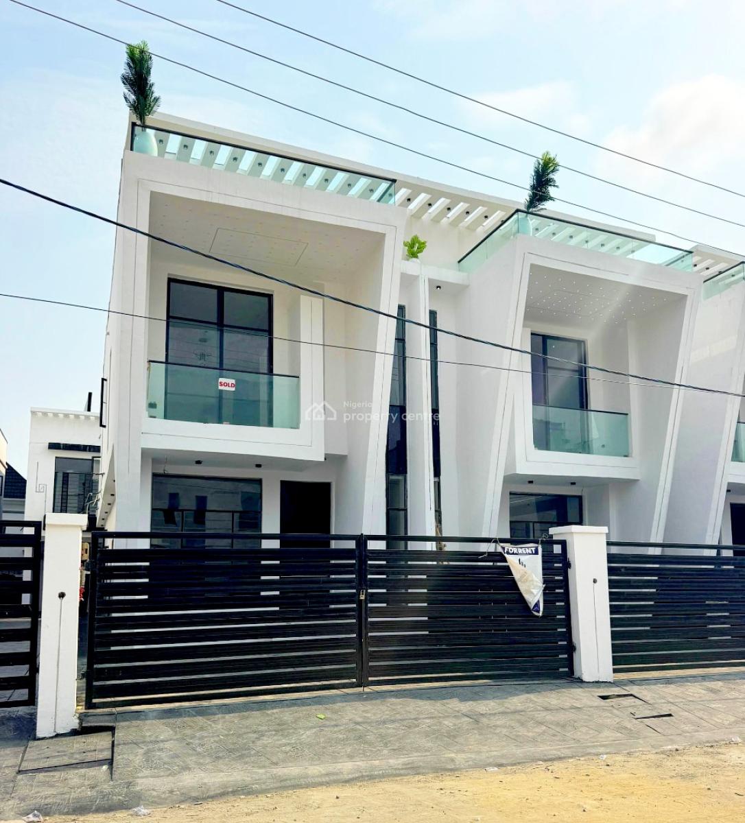 Self Serviced  Luxury 4 Bedroom Duplex with a Bq ., Ikota, Lekki, Lagos, Detached Duplex for Sale