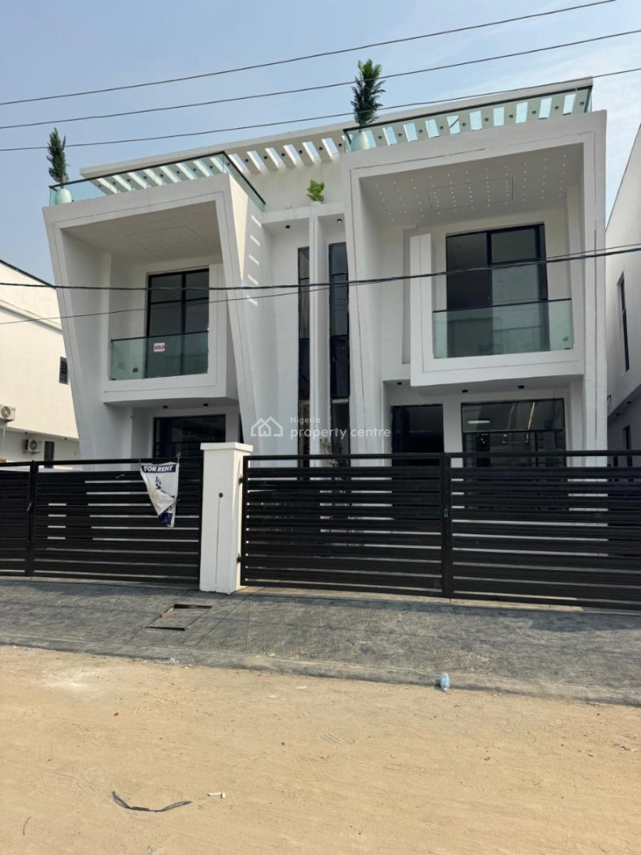 Self Serviced  Luxury 4 Bedroom Duplex with a Bq ., Ikota, Lekki, Lagos, Detached Duplex for Sale