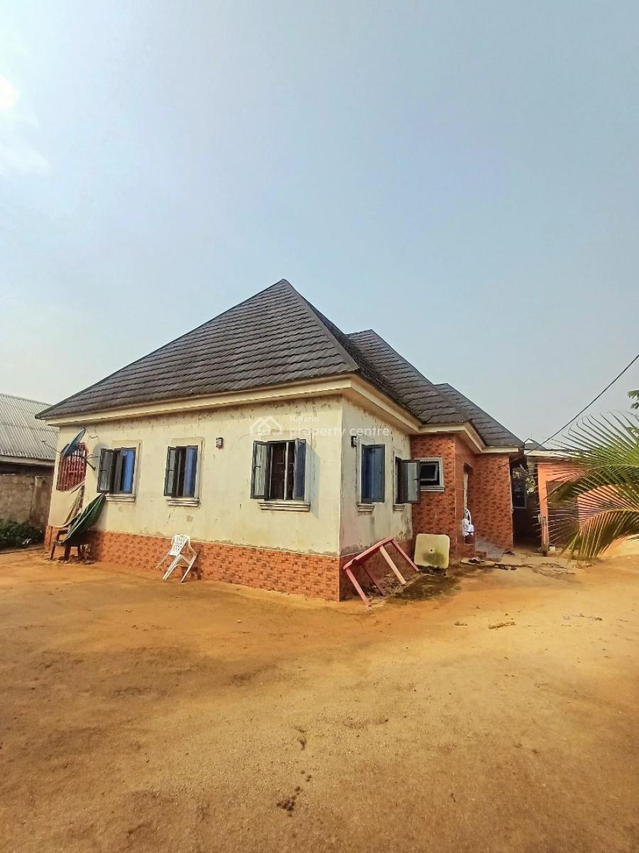 Modern 3 Bedroom Home with Shop, Mbodo Aluu, Port Harcourt, Rivers, Detached Bungalow for Sale