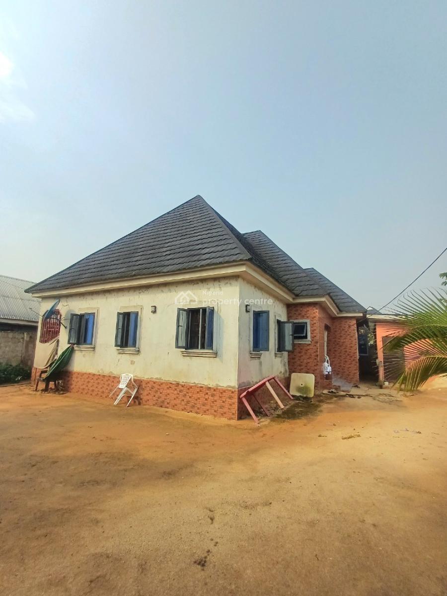 Modern 3 Bedroom Home with Shop, Mbodo Aluu, Port Harcourt, Rivers, Detached Bungalow for Sale