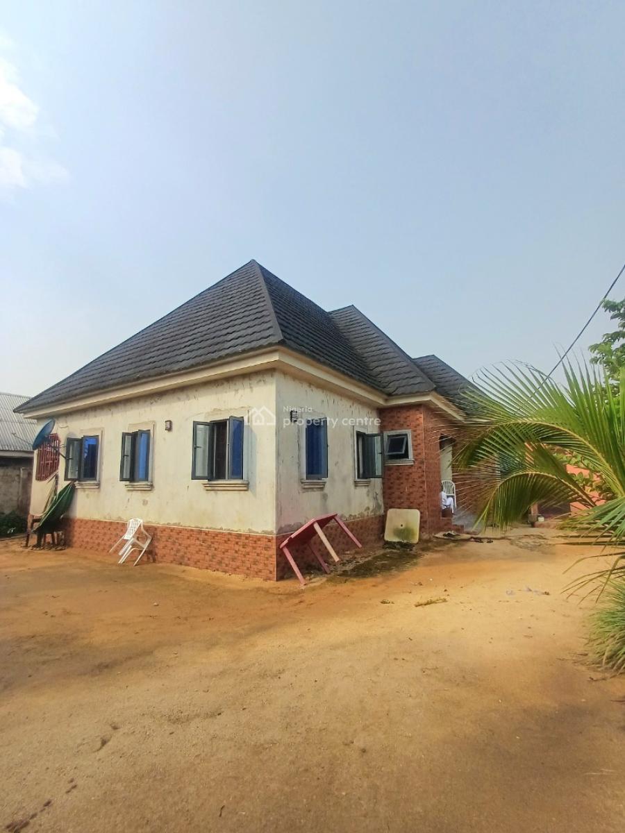 Modern 3 Bedroom Home with Shop, Mbodo Aluu, Port Harcourt, Rivers, Detached Bungalow for Sale