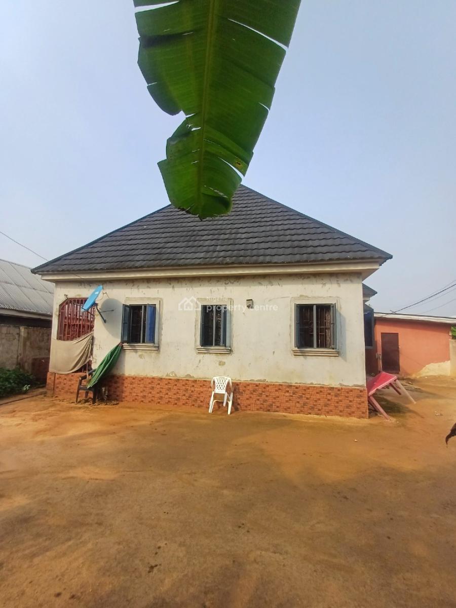 Modern 3 Bedroom Home with Shop, Mbodo Aluu, Port Harcourt, Rivers, Detached Bungalow for Sale