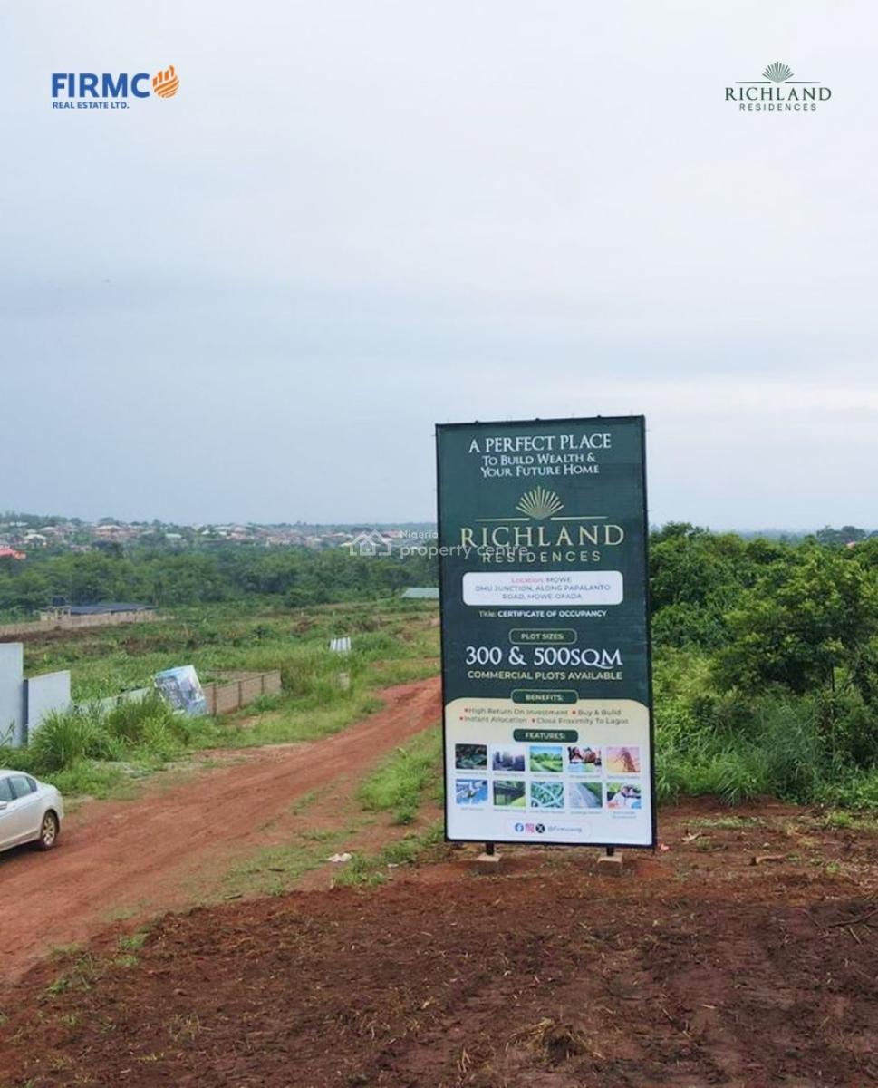 Prime Plots and Acres of Dry Land, Mowe Ofada, Ogun, Residential Land for Sale