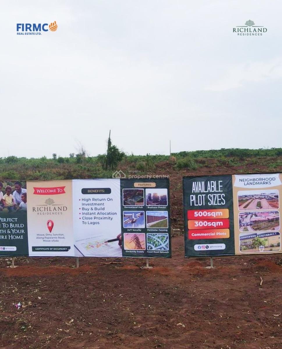 Prime Plots and Acres of Dry Land, Mowe Ofada, Ogun, Residential Land for Sale