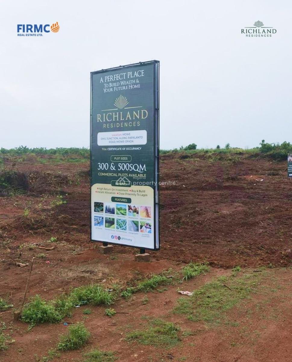 Prime Plots and Acres of Dry Land, Mowe Ofada, Ogun, Residential Land for Sale