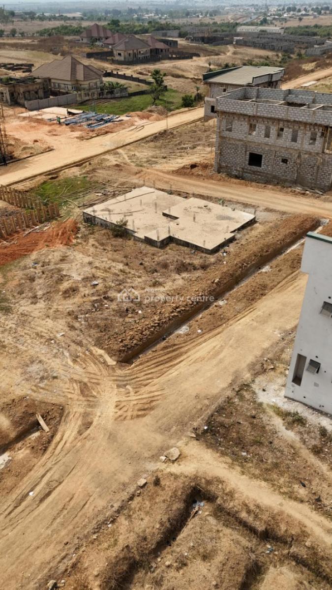 Luxury 3 Bedroom Semi-finished Duplex with Rofo, Sabon Lugbe, Lugbe District, Abuja, Semi-detached Duplex for Sale