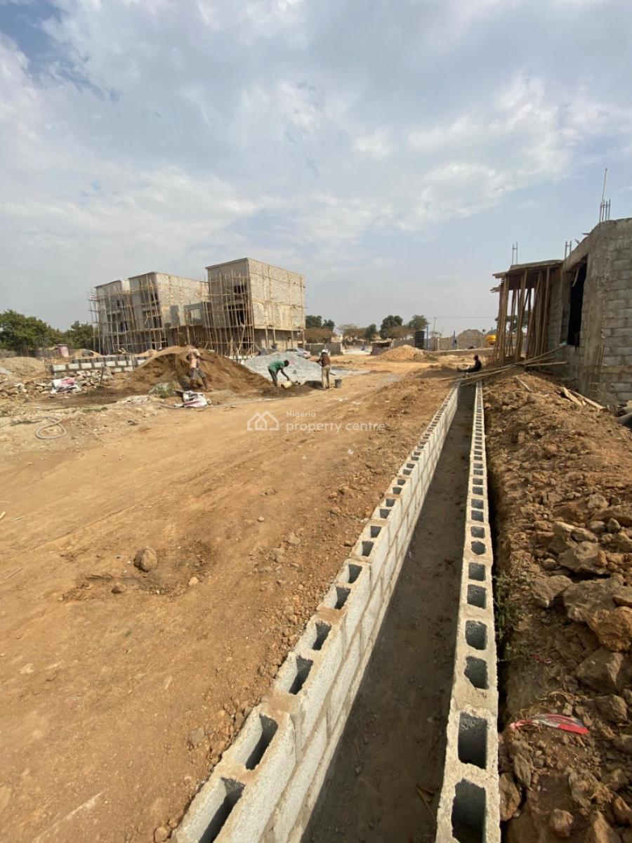 Luxury 3 Bedroom Semi-finished Duplex with Rofo, Sabon Lugbe, Lugbe District, Abuja, Semi-detached Duplex for Sale